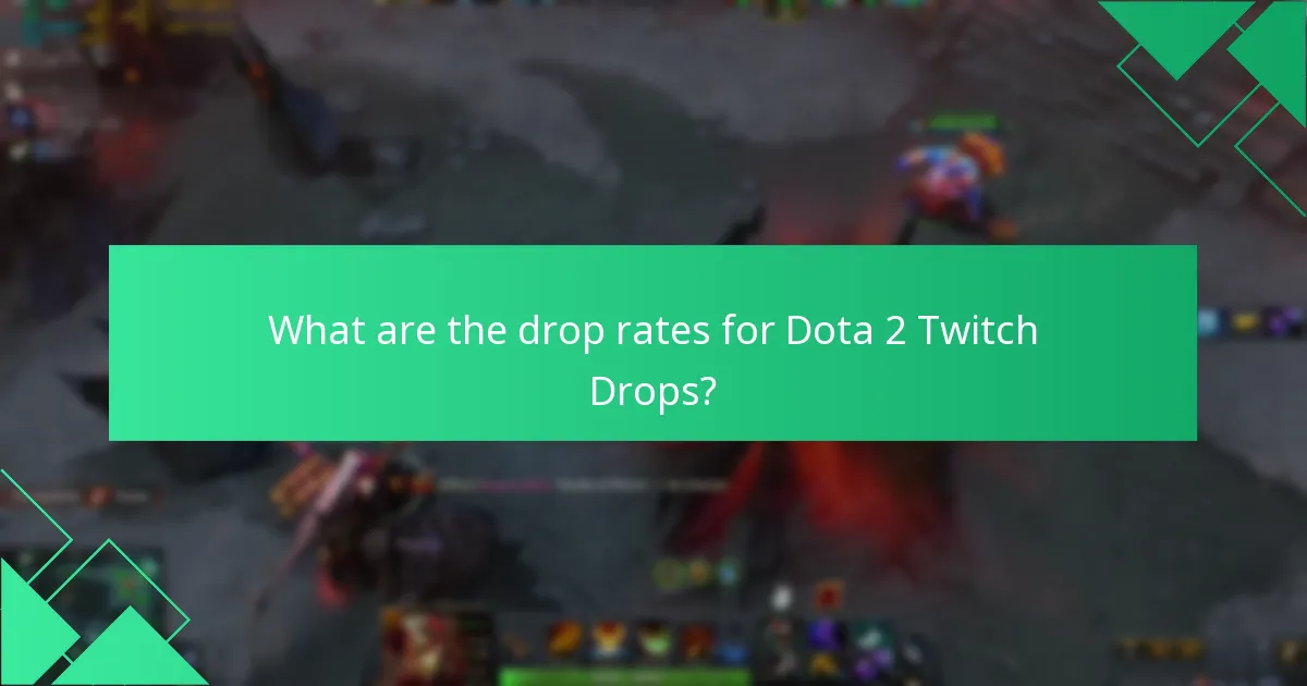 How do Dota 2 Twitch Drops work?